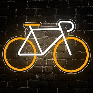 Sponsored You’re seeing this ad based on the product’s relevance to your search query.Learn more about this advertisement Bicycle Sign Neon, Bikes LED Signs for Wall Decor, Cycle Neon Sign for Home Bar Bedroom Club Party Man Cave, Gift for Lady Men USB Powered