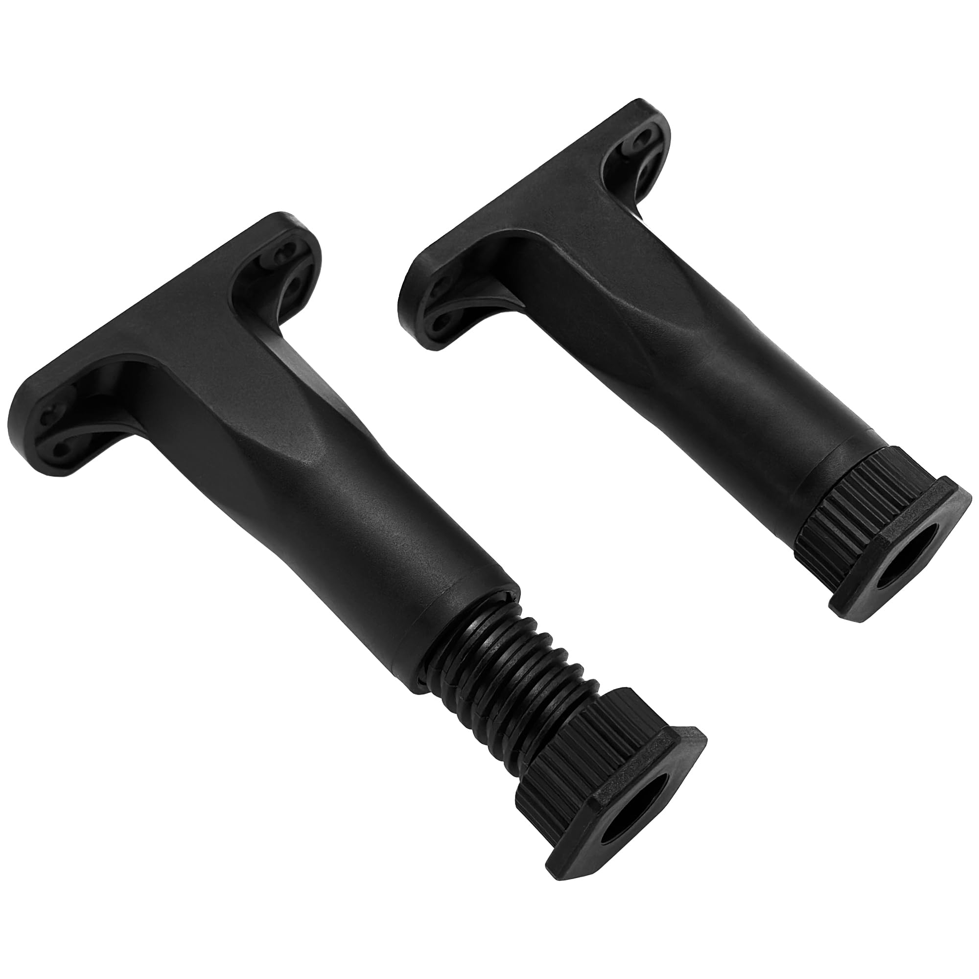 DDHOMIN 4 PCS Adjustable Plastic Support Legs for Bed Frames Sofa, Furnitures and Tables (120mm-220mm), Black