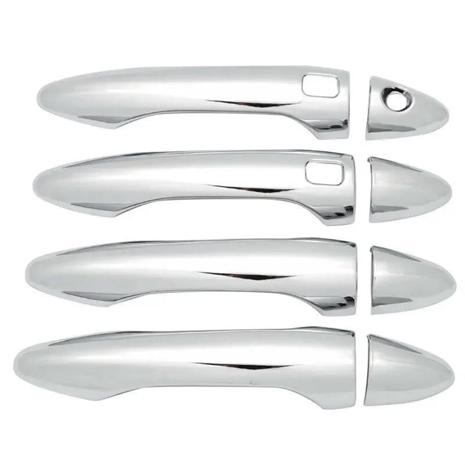 NOHEEU Car Door Handle Cap Decorative Outer Cover Shell for Kia for Cerato for Forte K3 2013-2017(Silver a)