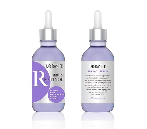 Miniatura 6 de Vitamina C, retinol y ácido hialurónico completo de suero facial hidratante reparador, tamaño (1.01 oz x paquete de 3 sueros faciales)