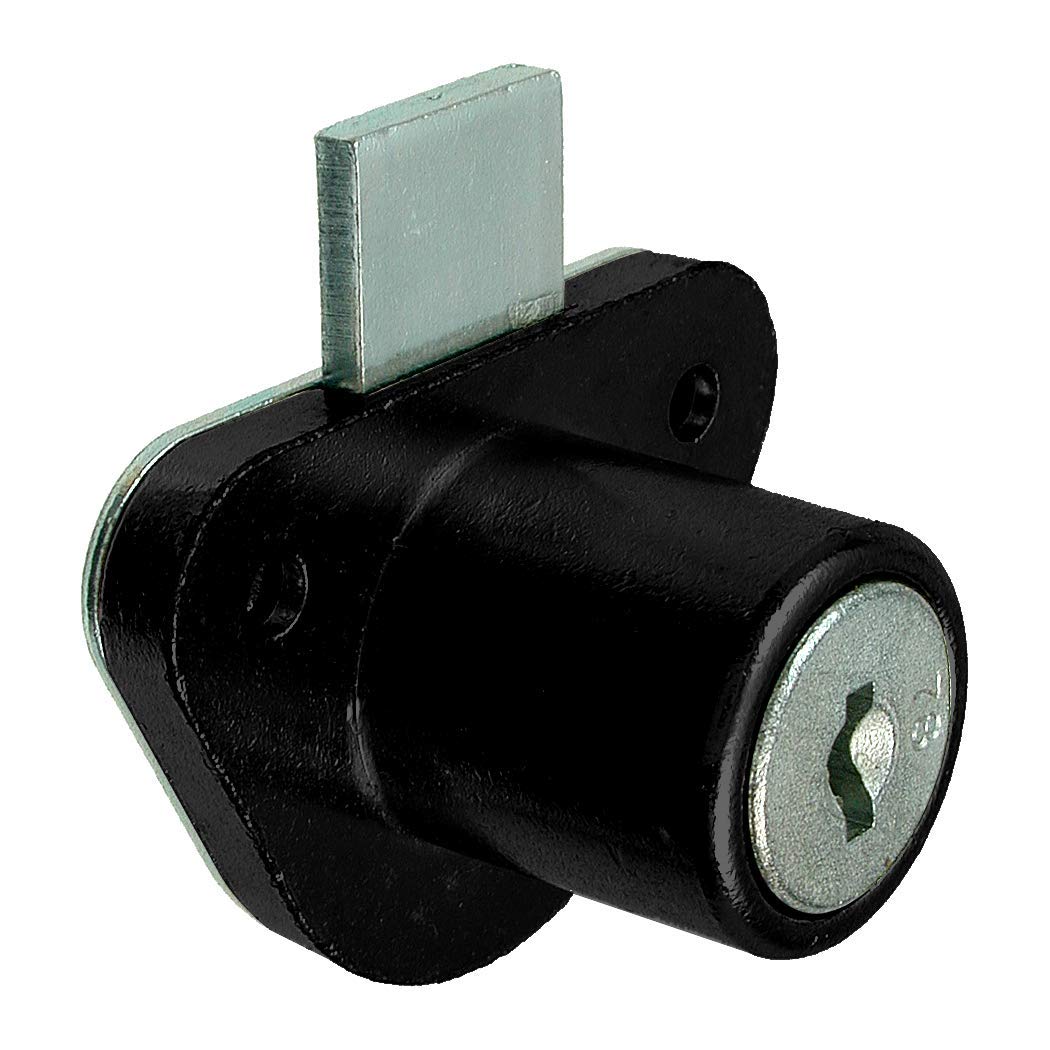 Lowe & Fletcher Black L&F 5880 Furniture Lock