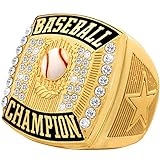 Crown Awards Baseball Rings, Gold Champion Baseball Ring 2.0, Size 12 Prime