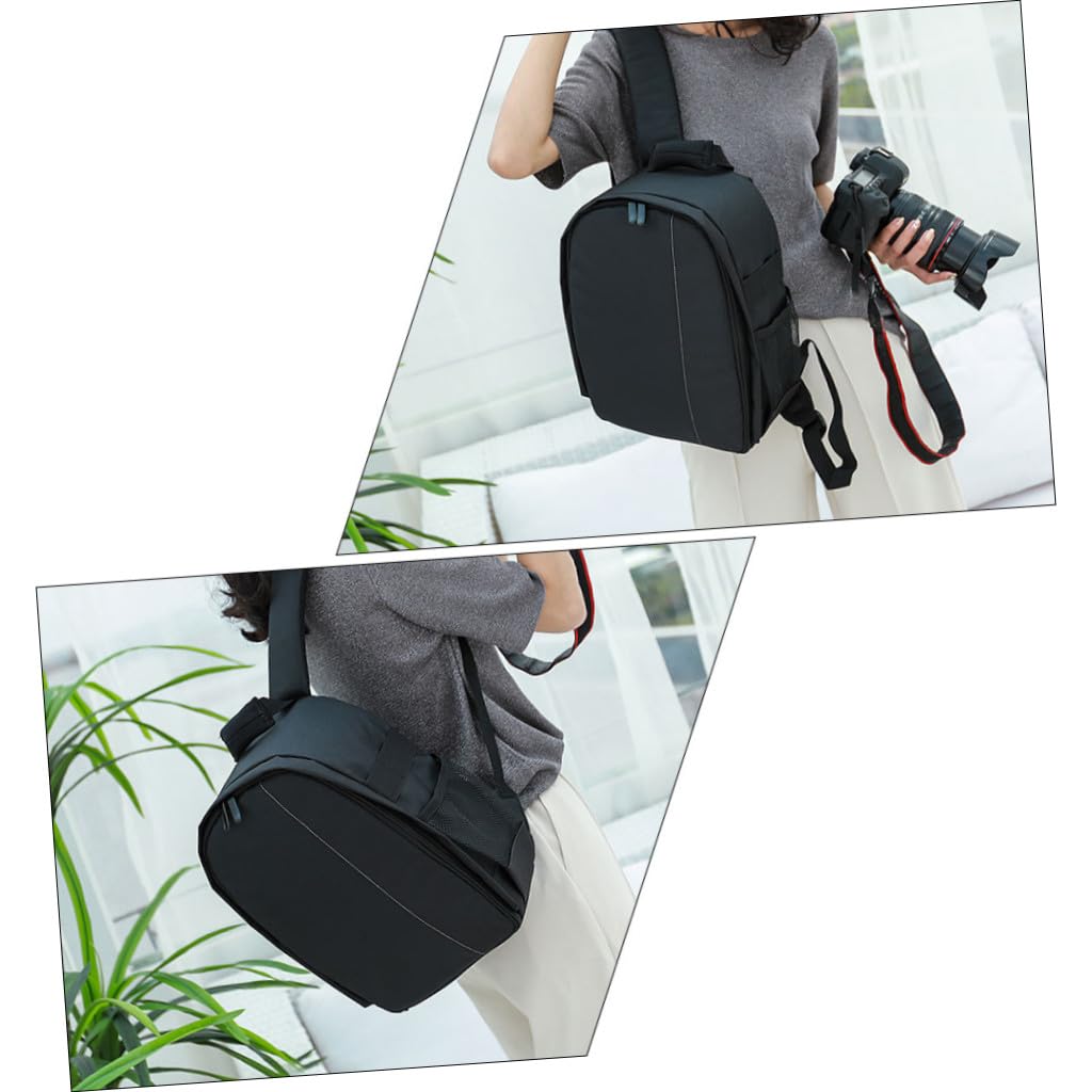 Zaino per Macchina Fotografica Dslr in Nailon Resistente Scomparto per Power Bank, per Uomini e Donne Durante Viaggi Fotografici