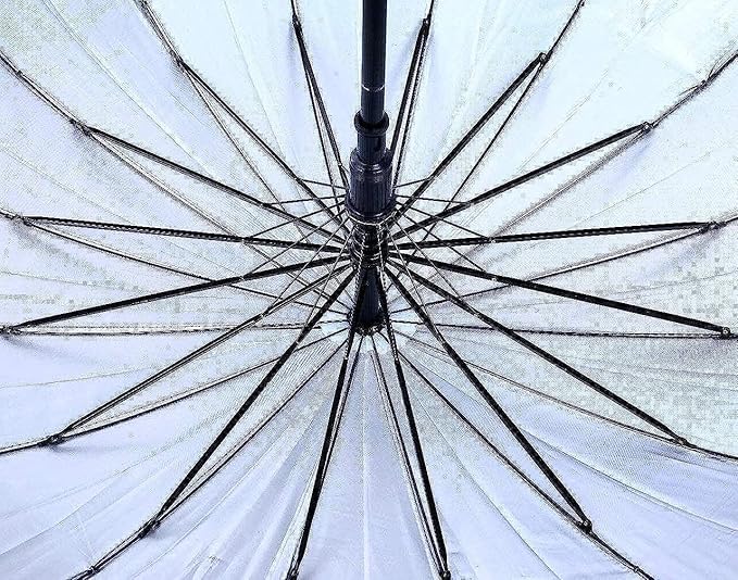 Image of Black 2 Fold Umbrella For Men And Women | Windproof Travel Umbrella For Rain | Manual Open And Close Rainbow Umbrella Suitable For 1 Adult