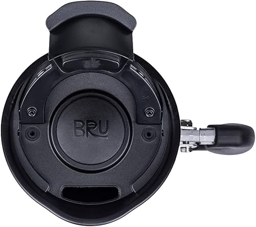 Miniatura 4 de BaseCamp - Prensa de café de acero inoxidable con aislamiento de doble pared, tecnología Bru-Stop, sin molidos en el café, tapa antiderrames