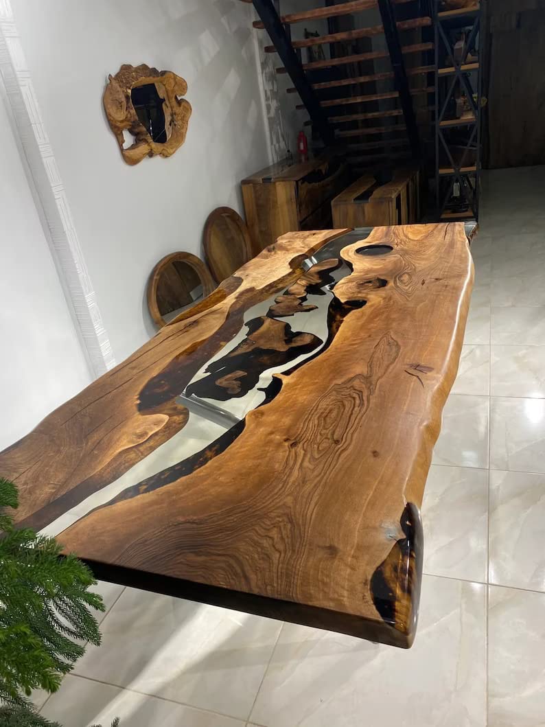 Amazon.com: TUZECH Personalized Large Fully Customised EPOXY Table