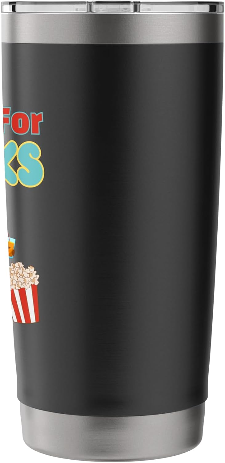 Funny Foodie Joke Snacks Food Lover Student Drama Teacher Stainless Steel Insulated Tumbler image 2