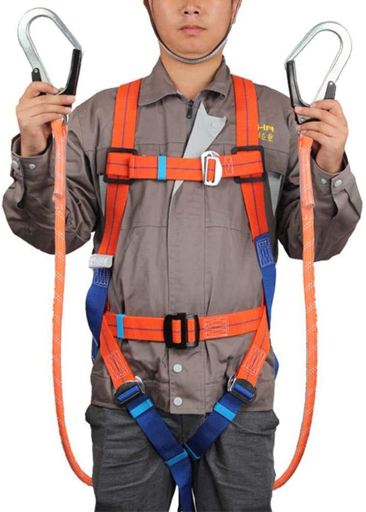 SwaYve Kits de Harnais de Sécurité, Ceinture de Sécurité Pour Le Travail Aérien Complet, Harnais de Protection Antichute