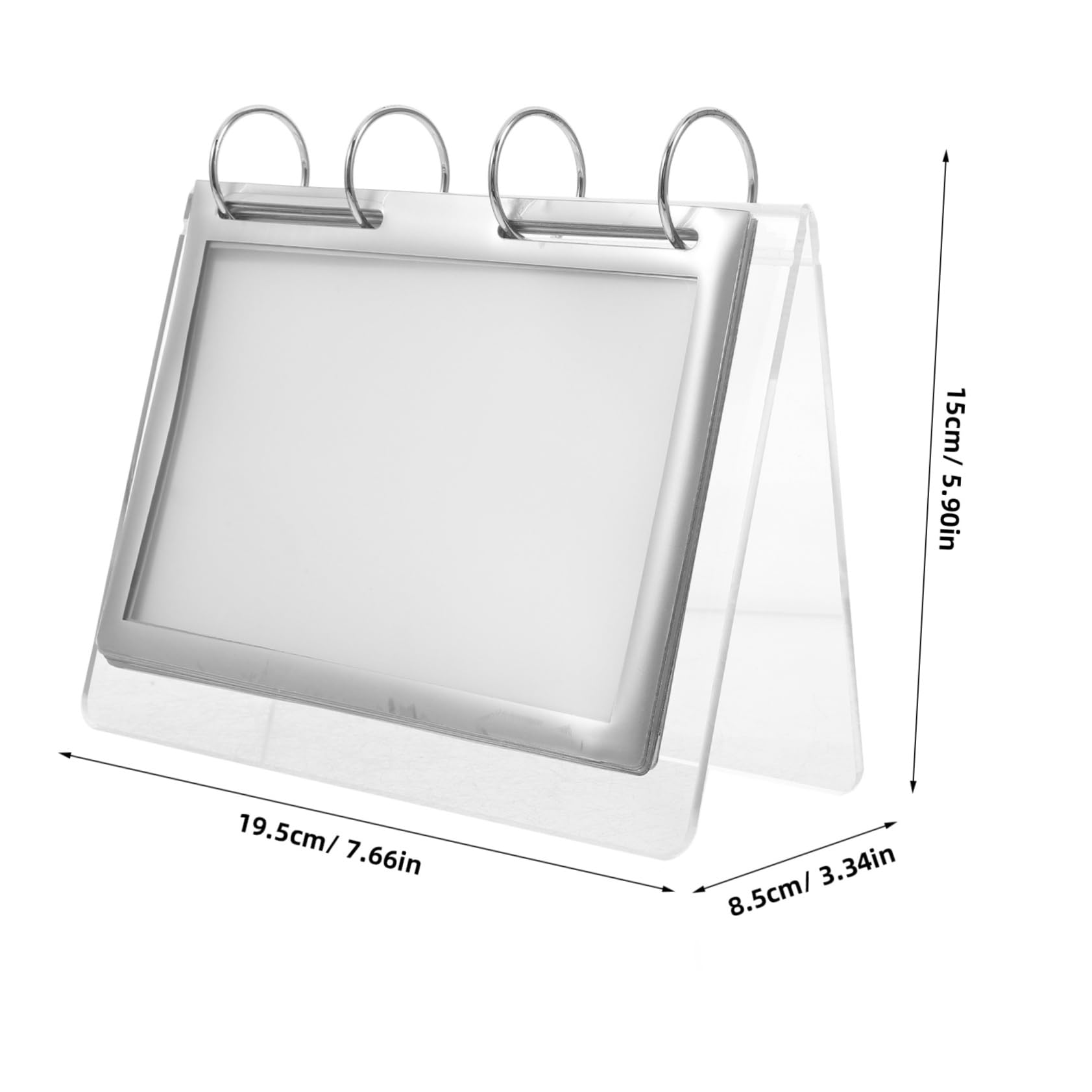 BUTIFULSIC Elegant Acrylic Sign Holder Restaurant Menu Stand Trade Show Display for Multiple Uses