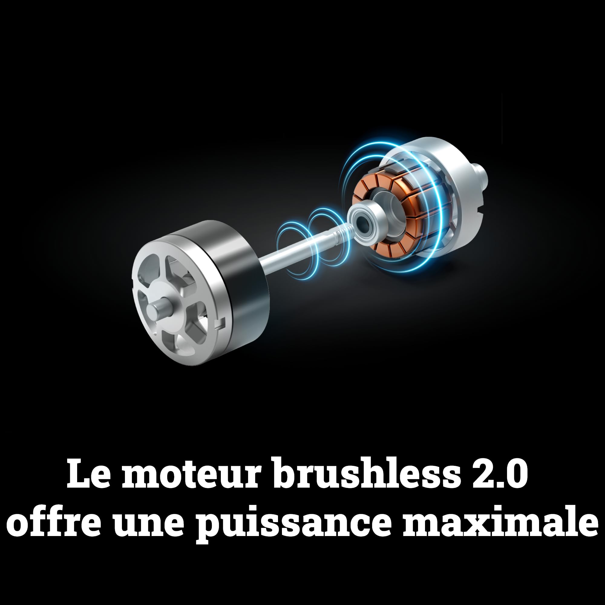 WORX Perceuse-visseuse à percussion sans fil 20V WX356, couple max de 85 Nm, moteur brushless, design compact, éclairage led intégré, livrée avec 2 batteries, chargeur, poignée auxiliaire, etc