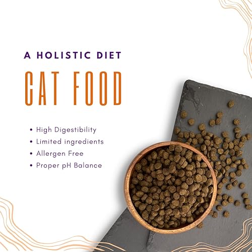 Miniatura 3 de Comida seca para gatos con caviar felino, libre de espíritu pollo y salmón, ingrediente holístico limitado, sin granos, comida seca para gatos, de