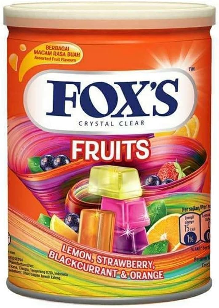 Fox's Crystal Clear Fruits 170g – Assorted Candy with Lemon, Strawberry, Blackcurrant & Orange Flavors | Pack of 1 Imported Sweets-picture-35