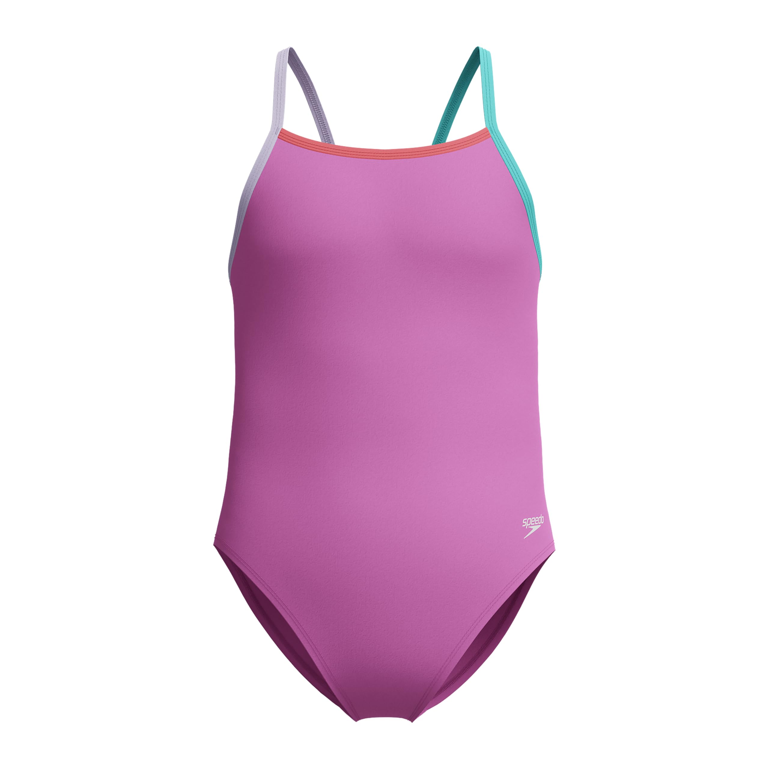 Speedo Girl's Swimsuit One Piece Thin Straps