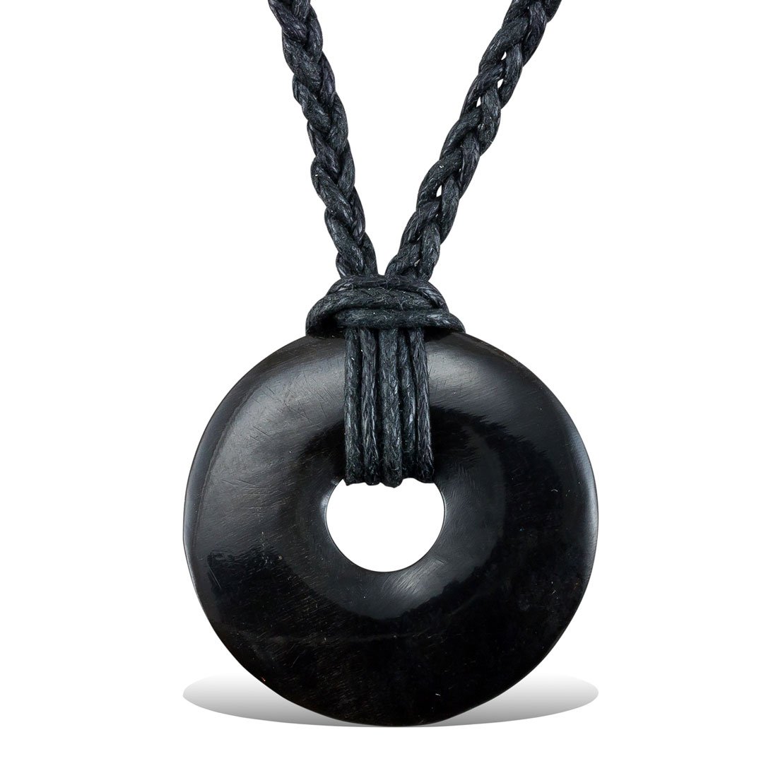 Tribal Horn Necklace Dynasty Pendant on Adjustable Cord