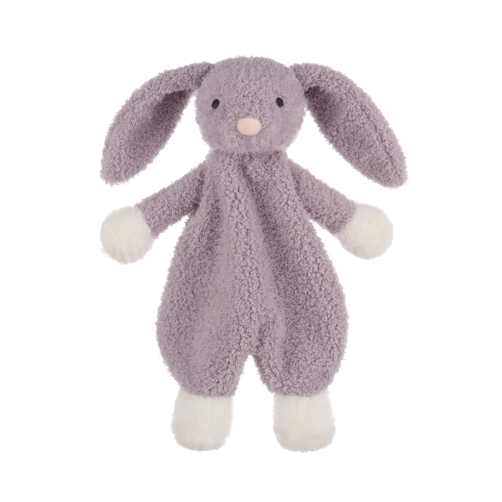 Apricot Lamb Bunny Snuggler Blanket Soft Loveys for Babies, Security Blanket for Baby Boy and Girl, 10 Inches for Infant and Toddlers (purple)
