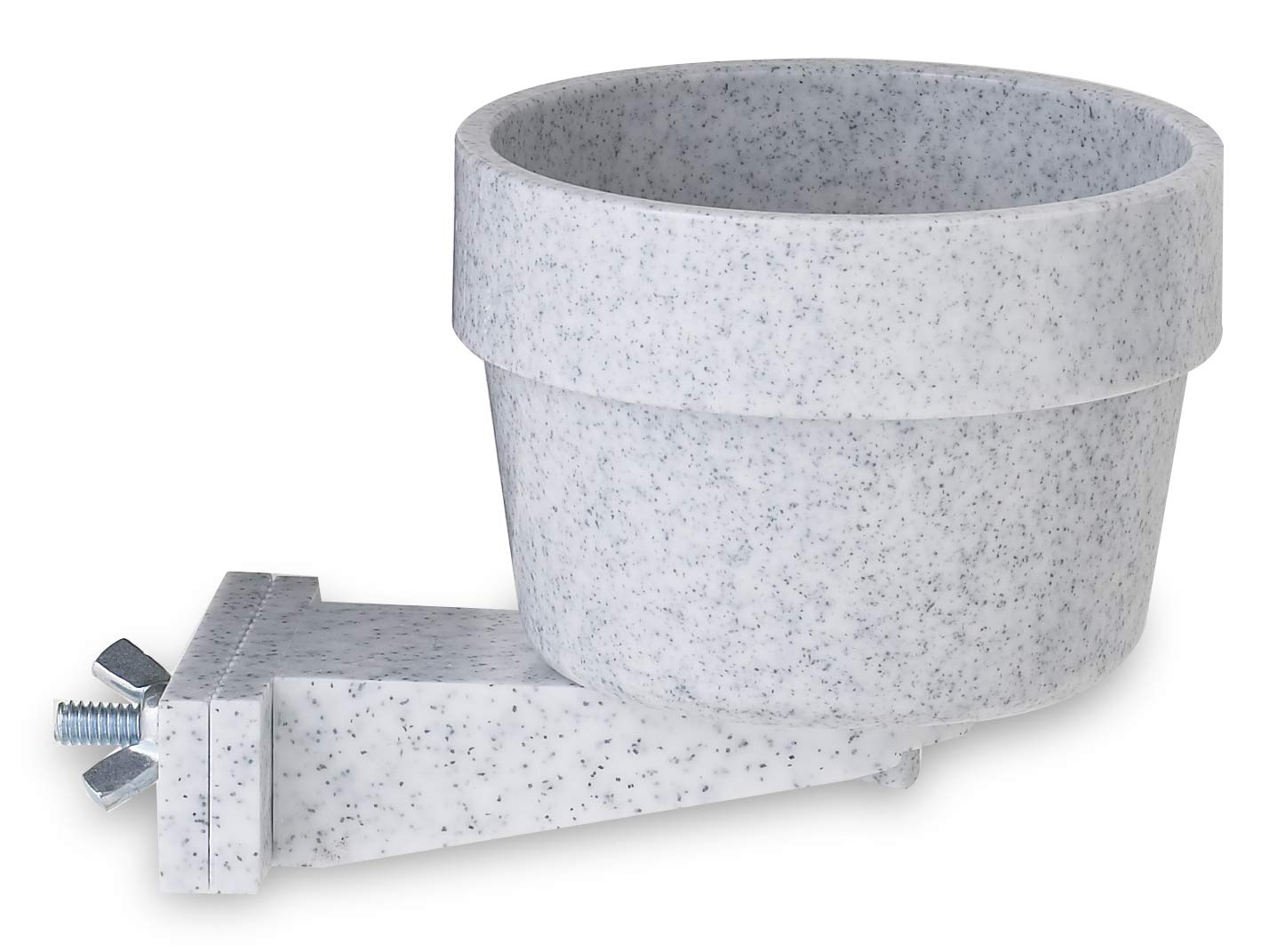 Pet Lodge® Quick LockCage Crock | Feeding & Watering Dish for Rabbits | Attaches to Wire | Easily Removable for Cleaning | 10 Ounce