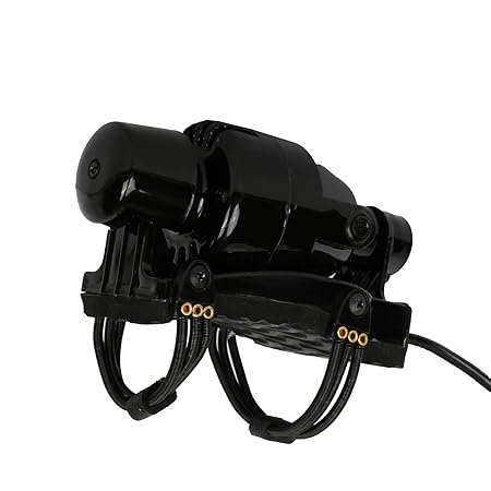 MCP Powerful Black Electric Handheld Double Speed Floating Action Massager for head & body pain relief