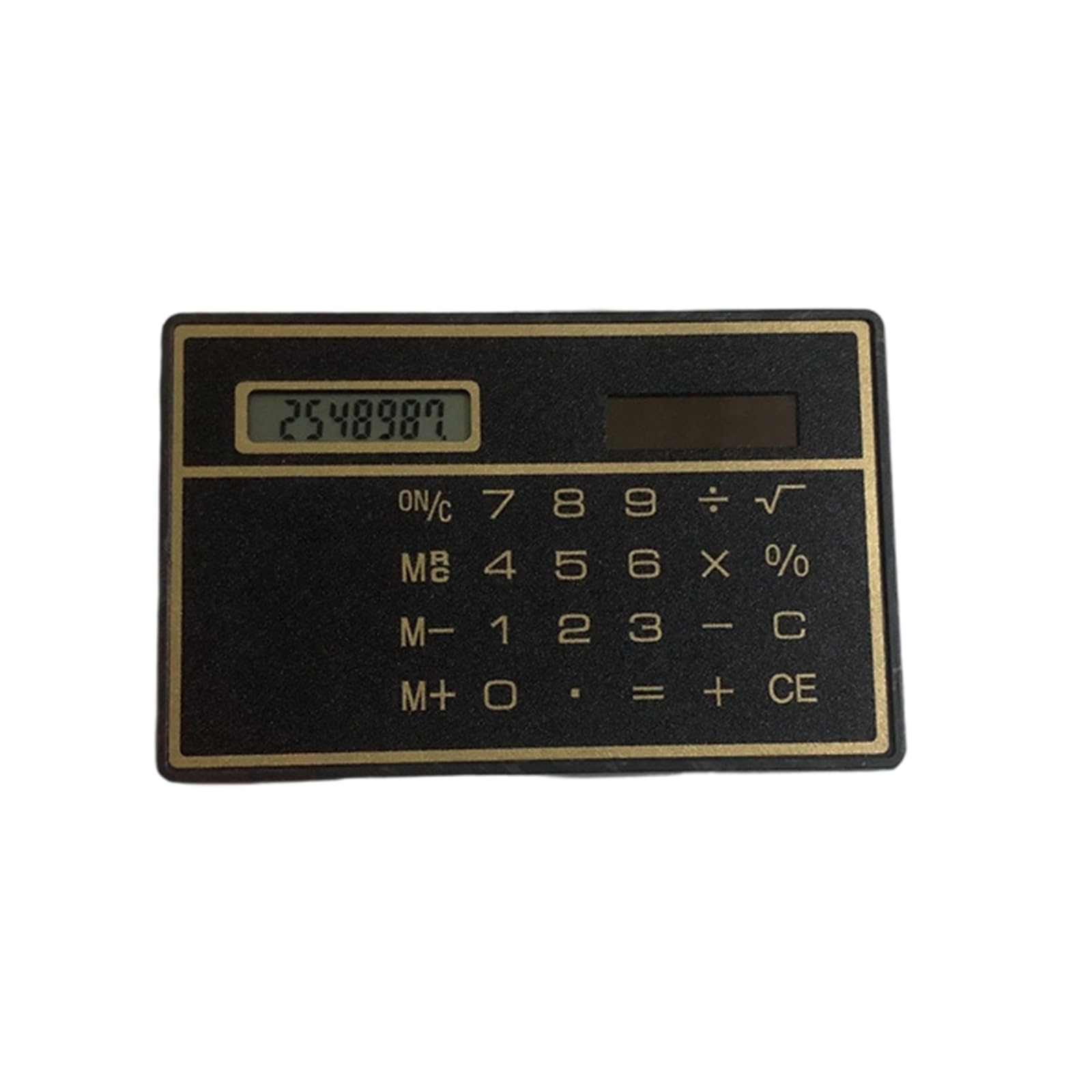 APGLSXY Thin Solar Calculator 3.35x2.09 Inch ABS 8-Digit Display for Professionals Students Solar Power Thin Calculator
