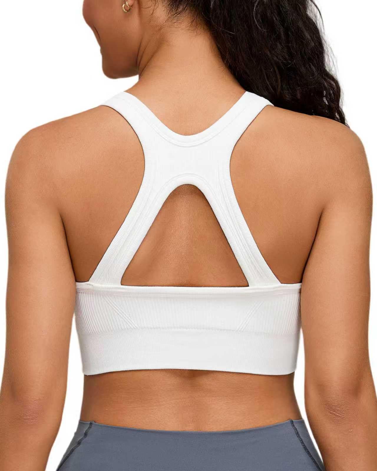 Reggiseni sportivi da donna ad alto sostegno, reggiseno sportivo imbottito ad alto impatto, reggiseno sportivo senza cuciture