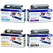 Brother Toner Cartridge Set, 4-Pack, Black, Cyan, Magenta, and Yellow (TN-210)