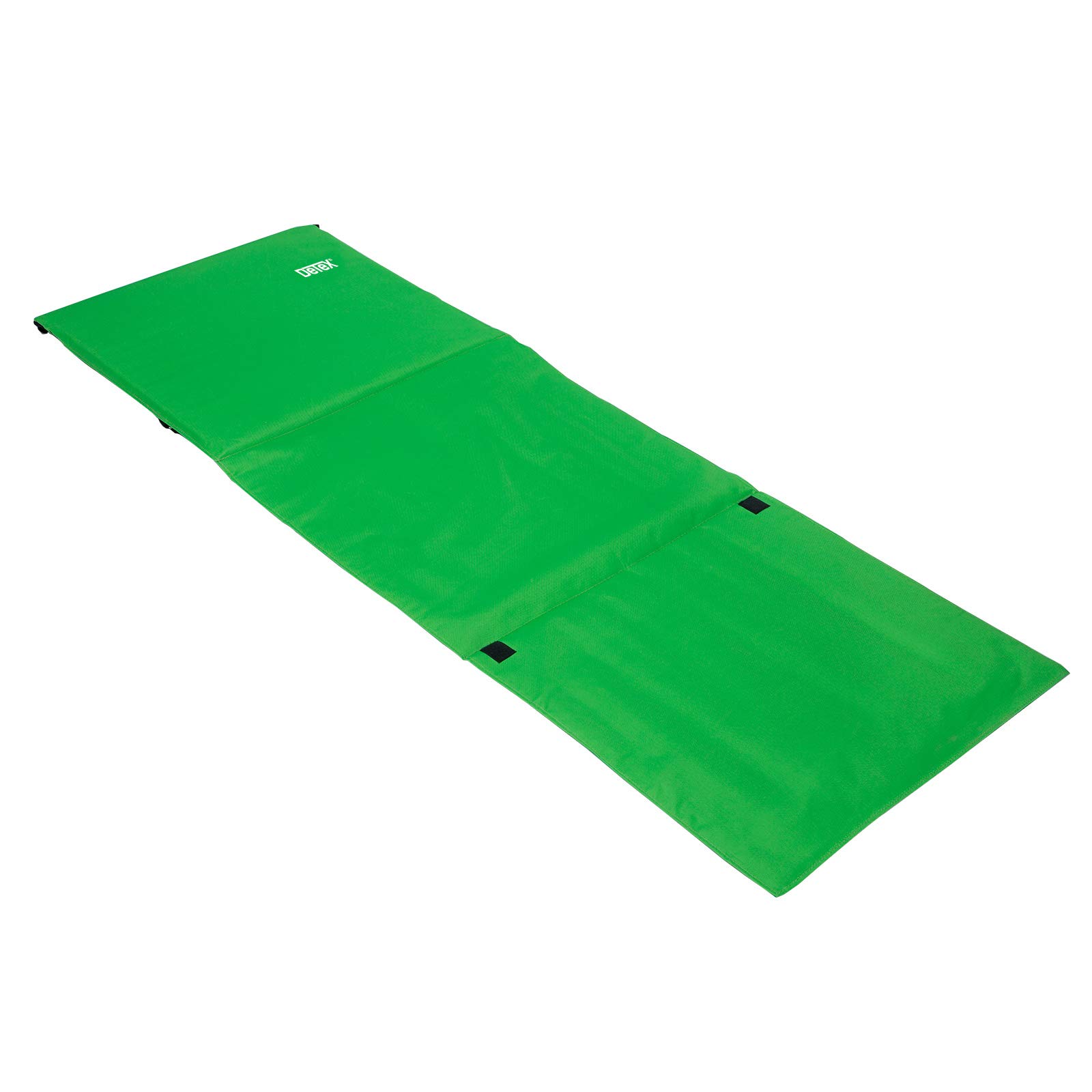Detex 2X Tapis de Plage Vert 158x56cm transat rembourré avec Dossier Pliable natte de Plage transportable extérieur
