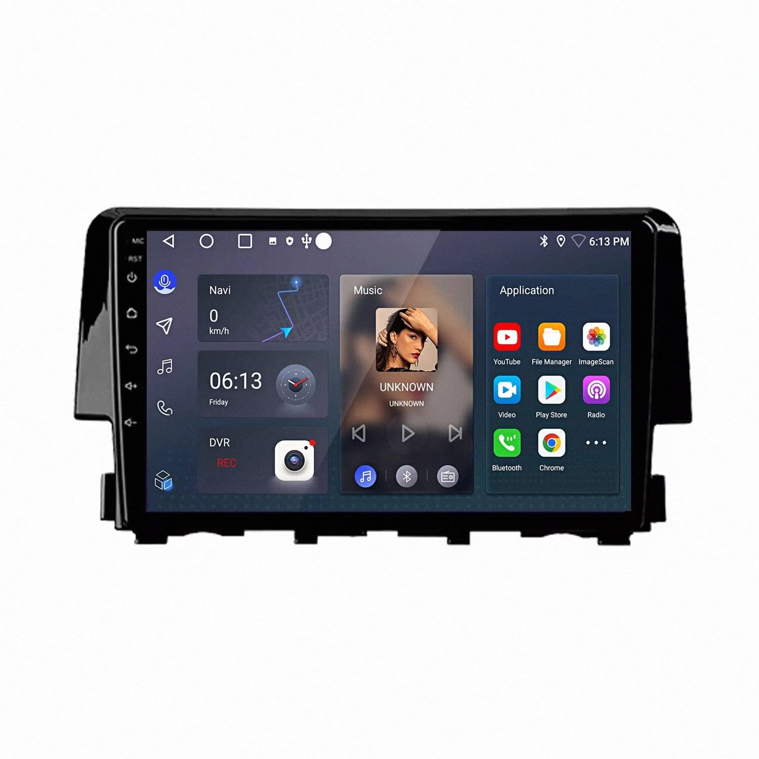 Android Radio Honda Civic 10th con GPS integrado y Bluetooth manos libres multimedia 8