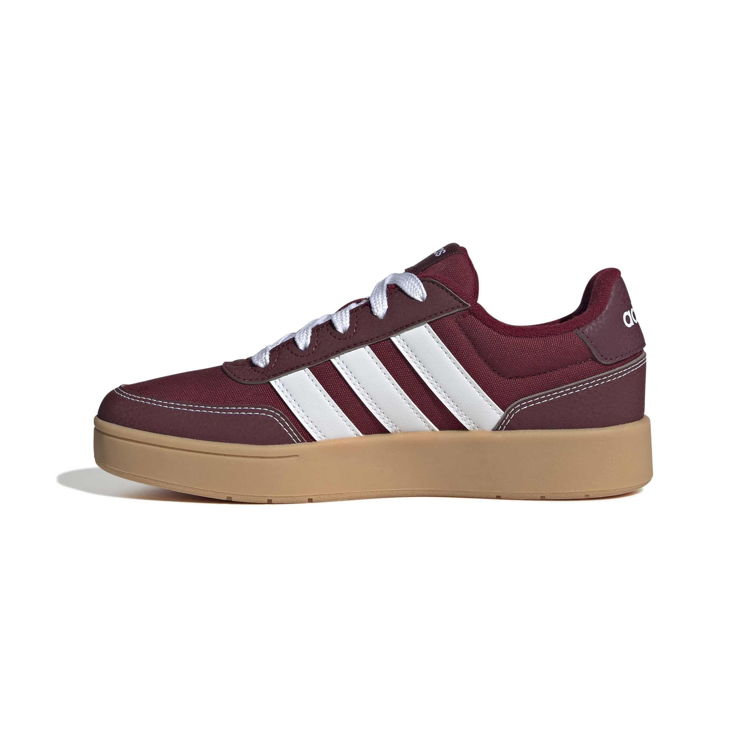 adidas Unisex Kids BREAKBASE Shoes Junior, Collegiate Burgundy/FTWR White/Shadow red, 3.5 UK