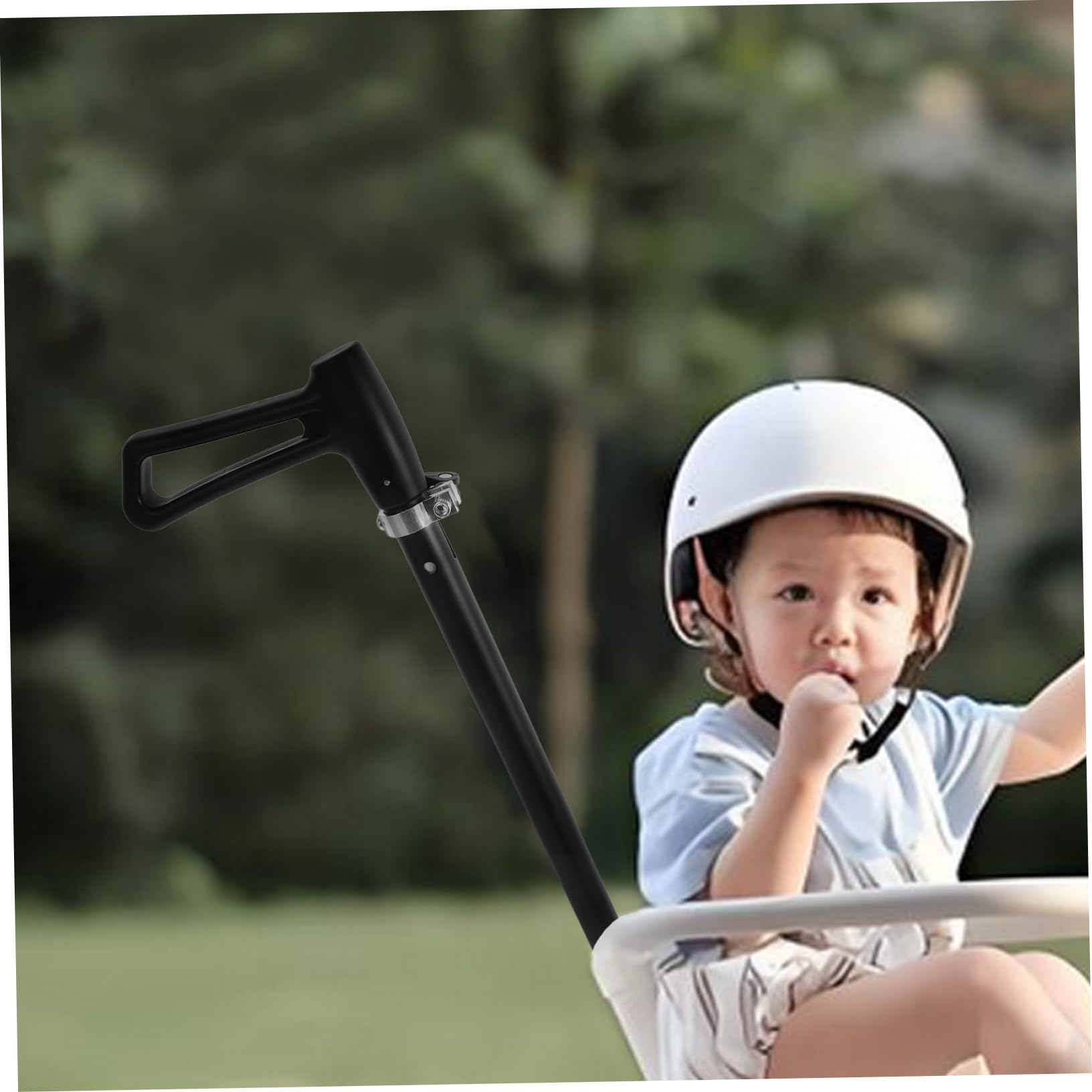 HANABASS Manija para Cochecito de Ñiño Diseño de Liberación Rápida, Práctica y Resistente en Plástico y Aleación, Adecuado para Coche de Paseo y Triciclo Infantil