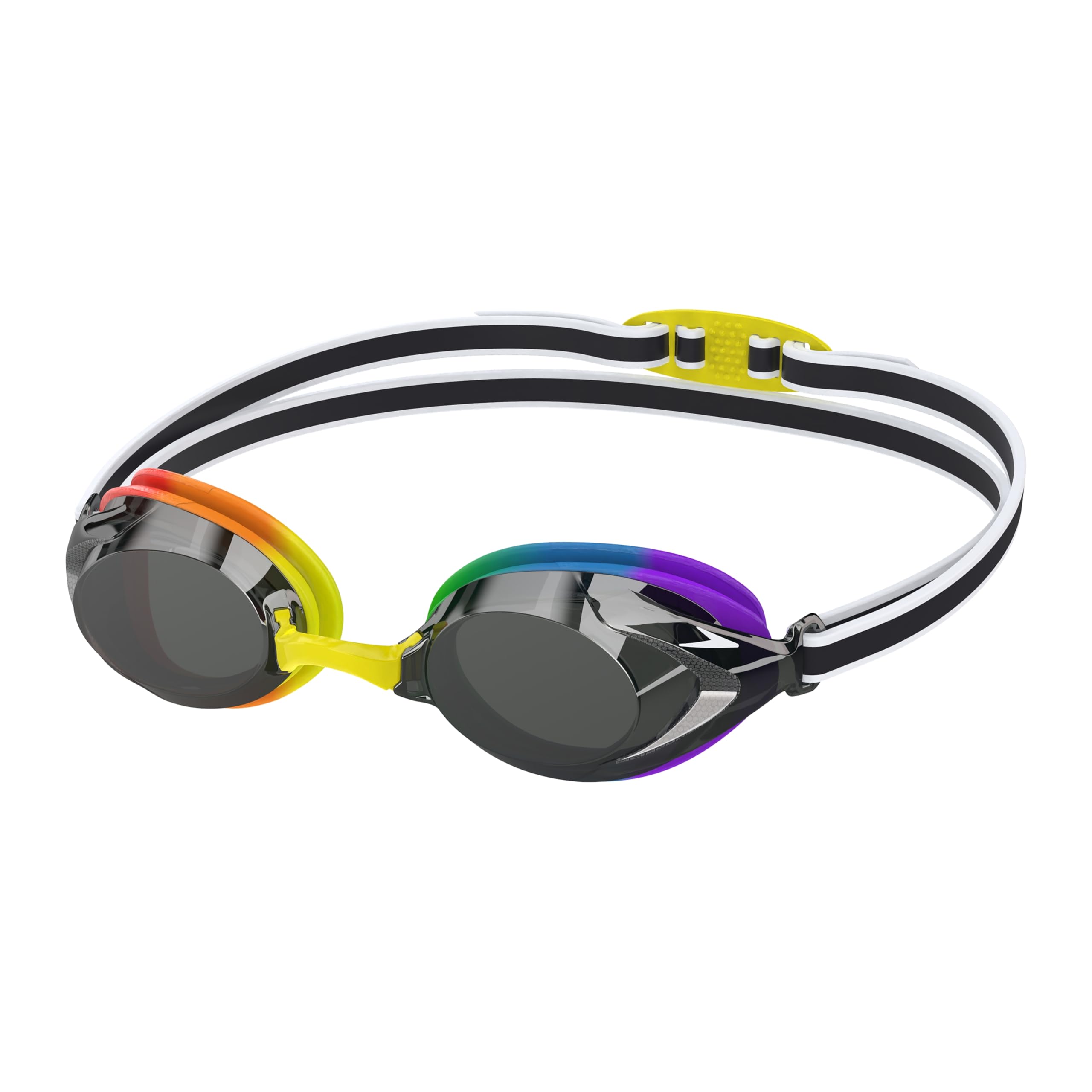 Speedo Vanquisher Junior Schwimmbrille 3.0 Mirror | Verspiegelte Schwimmbrille für Jugendliche, Antibeschlag, UV-Schutz, bequeme Passform