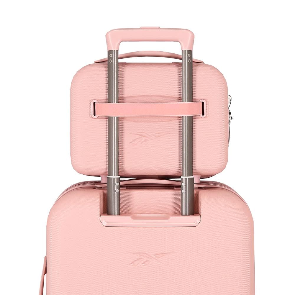 Reebok Franklin, Beauty case adattabile, realizzato in ABS, 29 cm x 21 cm x 15, maniglie con cerniera con fori per lucchetto, di Joumma Bags, CARNE, Trousse