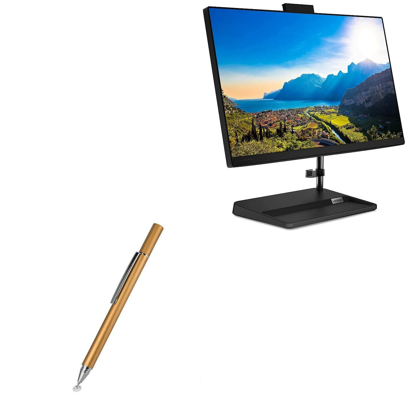Stylus Pen for Lenovo IdeaCentre AIO 3i (22 in) (Stylus Pen by BoxWave) - FineTouch Capacitive Stylus, Super Precise Stylus Pen for Lenovo IdeaCentre AIO 3i (22 in) - Champagne Gold