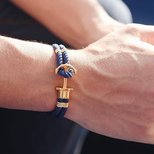 PAUL HEWITT Bracciale Uomo PHREP Con Ancora | Cinturino In Nylon Nero, Chiusura In Acciaio - 2