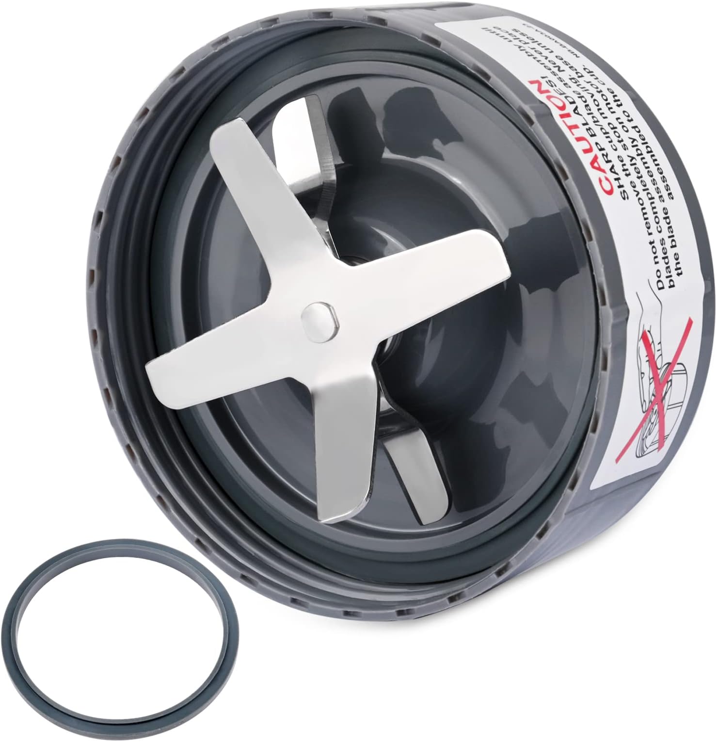 DTAIR Top Base Gear & Rubber Blade Gear with Shock Pad Replacement for NutriBullet