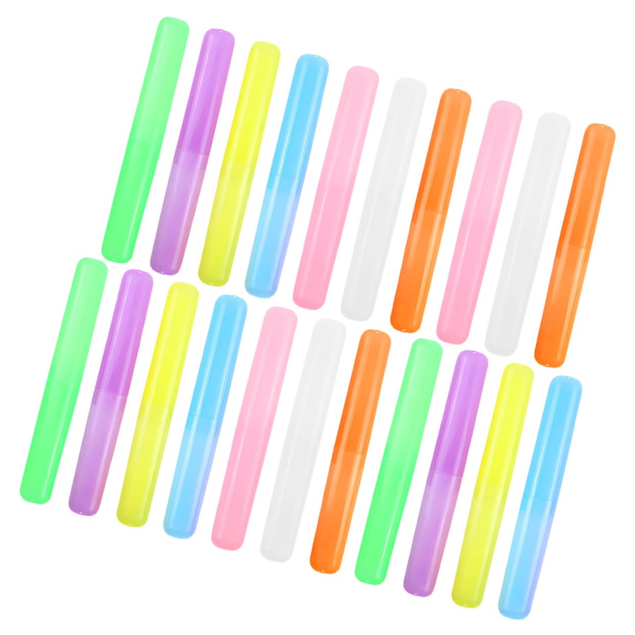 Alipis 105 Piezas Estuche para Cepillos De Color Pasta Caja De Cepillo De Porta Cepillos De Estuche De Viaje Portador De Pasta De Páginas