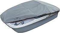 Vista 10 de Explore Land Cubierta para Bote de Pedales - Impermeable de Servicio Pesado para Exteriores Protector de Bote de Remo para 3 o 6 Personas, Negro