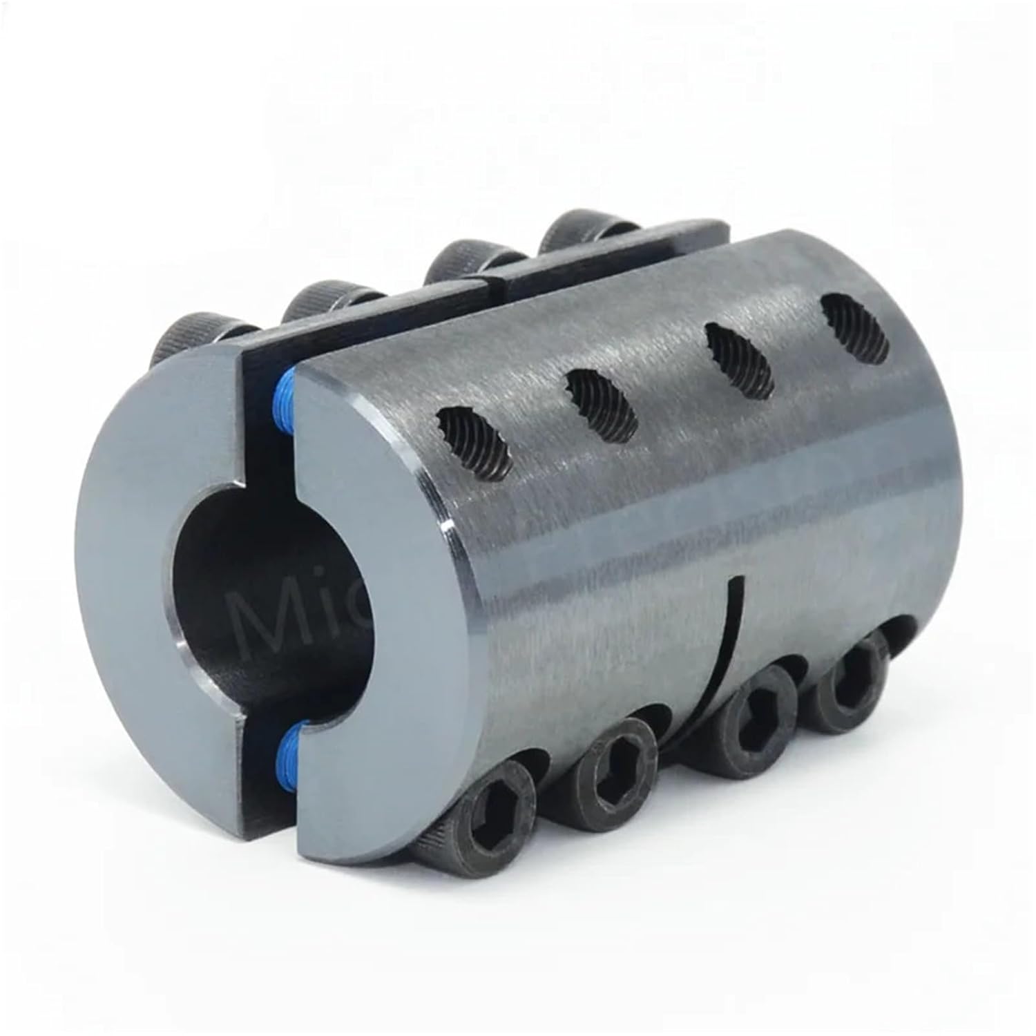 Couplings Motors Carbon Steel Split Type Two-Pieces High Coupling Clamping Straight Cylinder Diameter 6-50mm(LZNT-8-24-35)