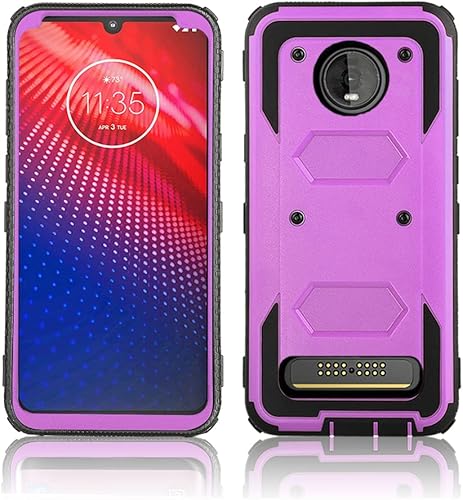 Miniatura 6 de Asuwish Funda de teléfono para Moto Z4Moto Z 4 PlayMotoZ4 Force Cover híbrida a prueba de golpes dura a prueba de caídas de cuerpo completo