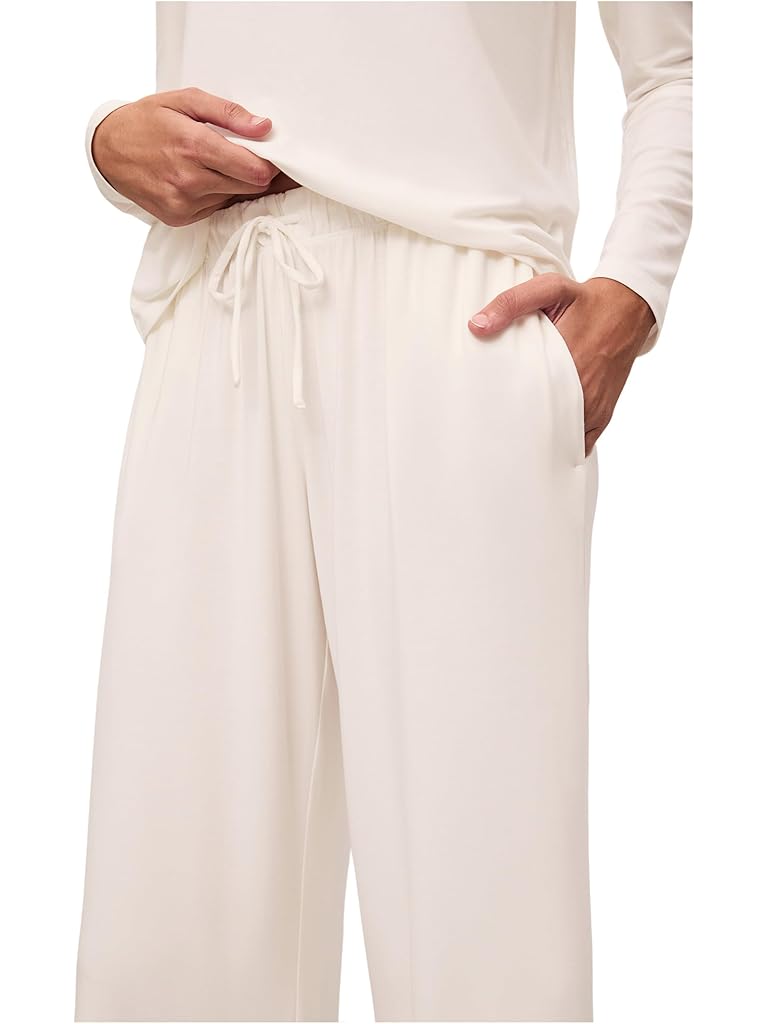 Beige Eberjey Gisele Everyday Straight Leg Pants