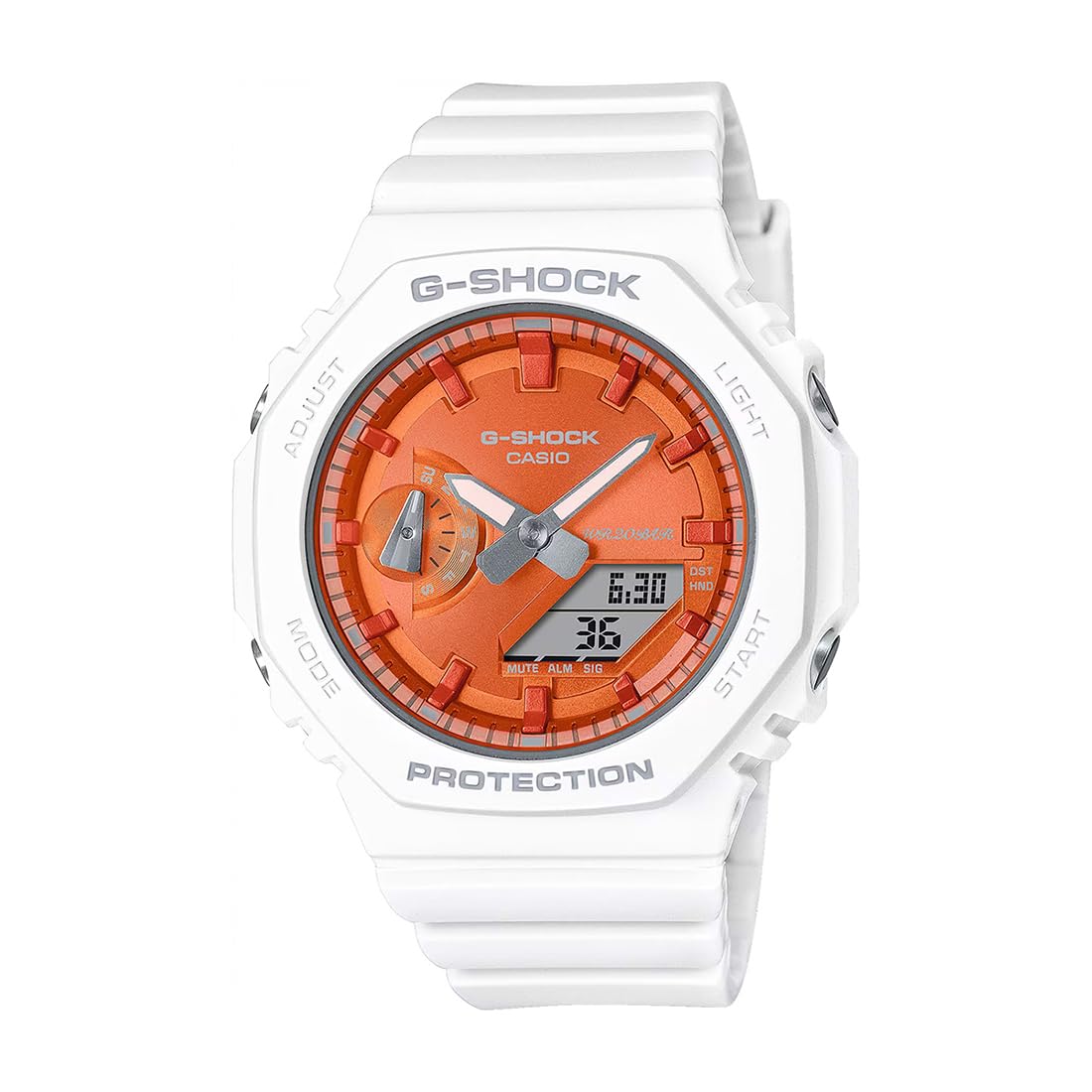 Casio G-Shock Analog-Digital Orange Dial Women GMA-S2100WS-7ADR (G1491) (B0CPMTGC6Z) Amazon Price History, Amazon Price Tracker