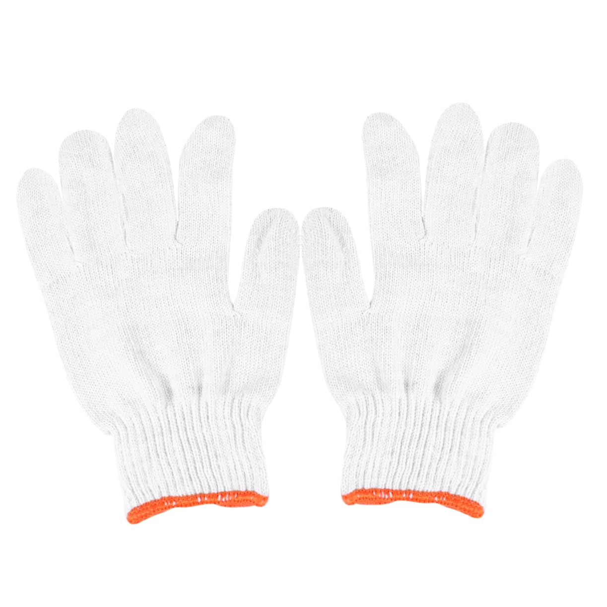 iplusmile Moufles de Travail en Nylon et Fil de Coton Blanc Lot de 24 Paires Antidérapants pour Protection Industrielle et Divers Types de Travaux