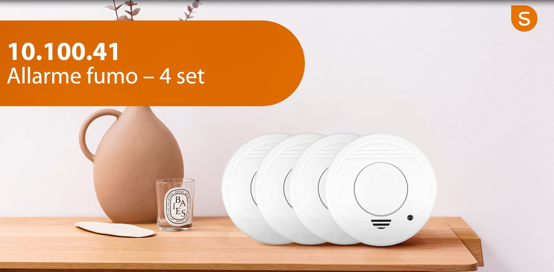 Set Di 2 Rivelatori Di Fumo Elro Collegabili 230V Con Batteria Di Riserva – 85 DB, Certificazione EN14604 - 3
