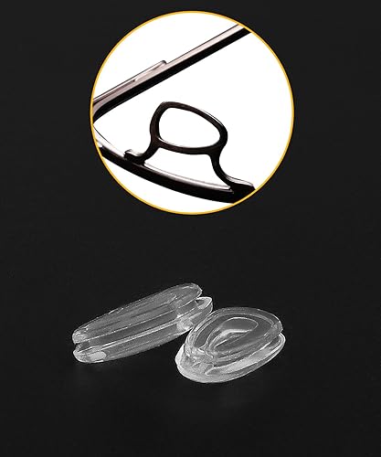 Miniatura 9 de 6 pares de almohadillas de nariz de repuesto para gafas y lentes de sol Oakley, protectores antideslizantes de silicona transparente para la nariz,
