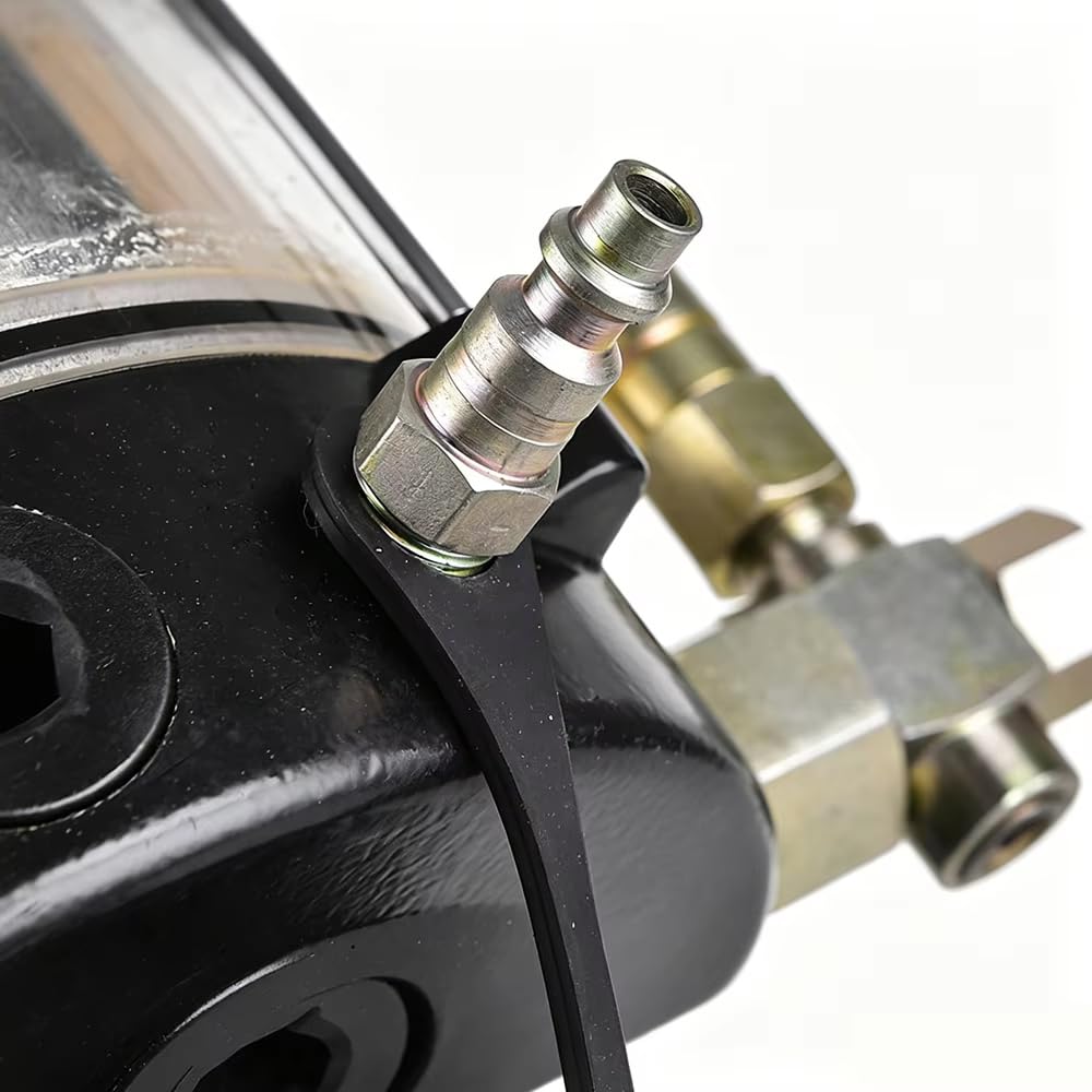 Bomba de Émbolo y de Engranajes Eléctrica de Alta Presión de 12 V para Engrase, Capacidad de 2 L