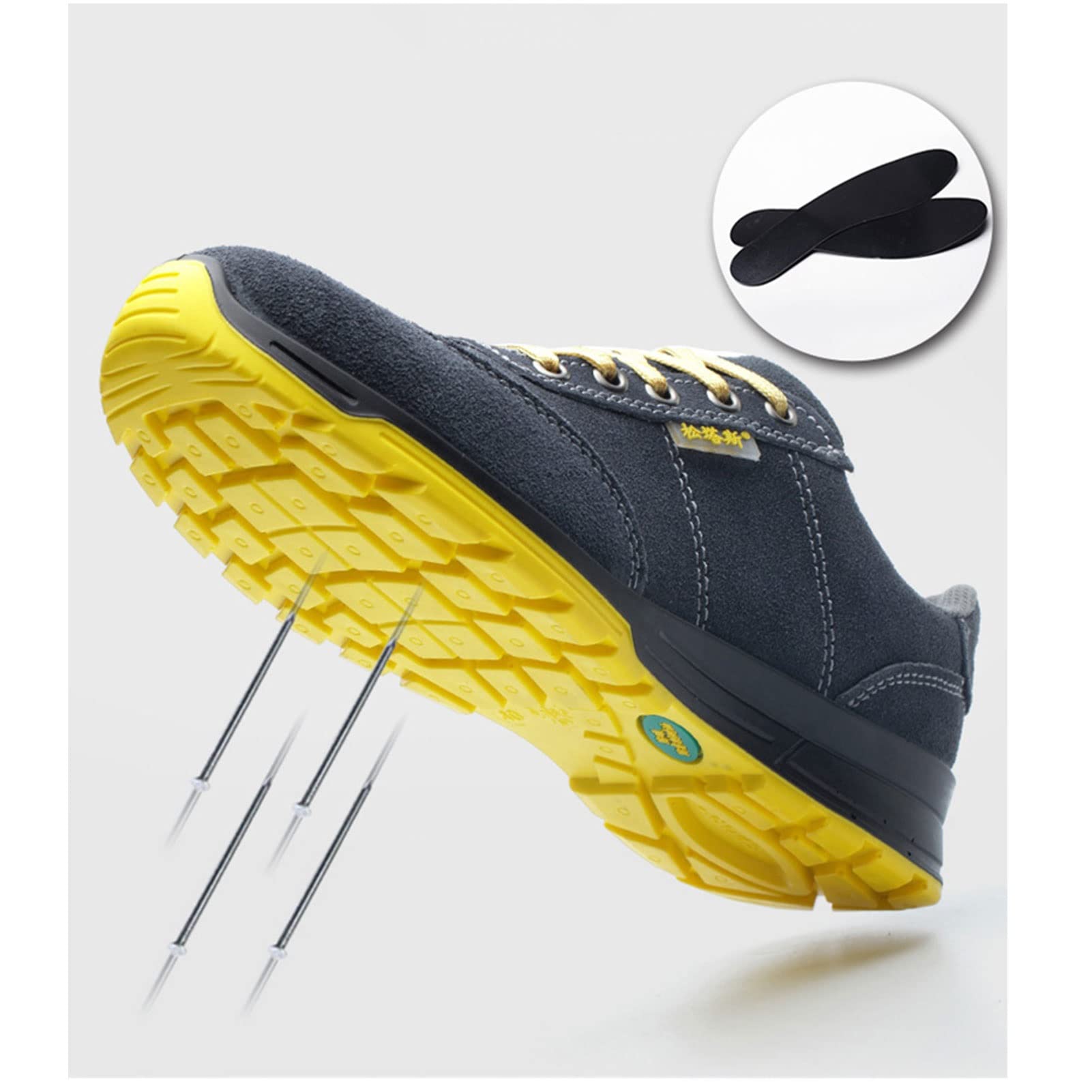 YISIQ Lichtgewicht Veiligheidsschoenen Mannen Vrouwen Werk Trainers