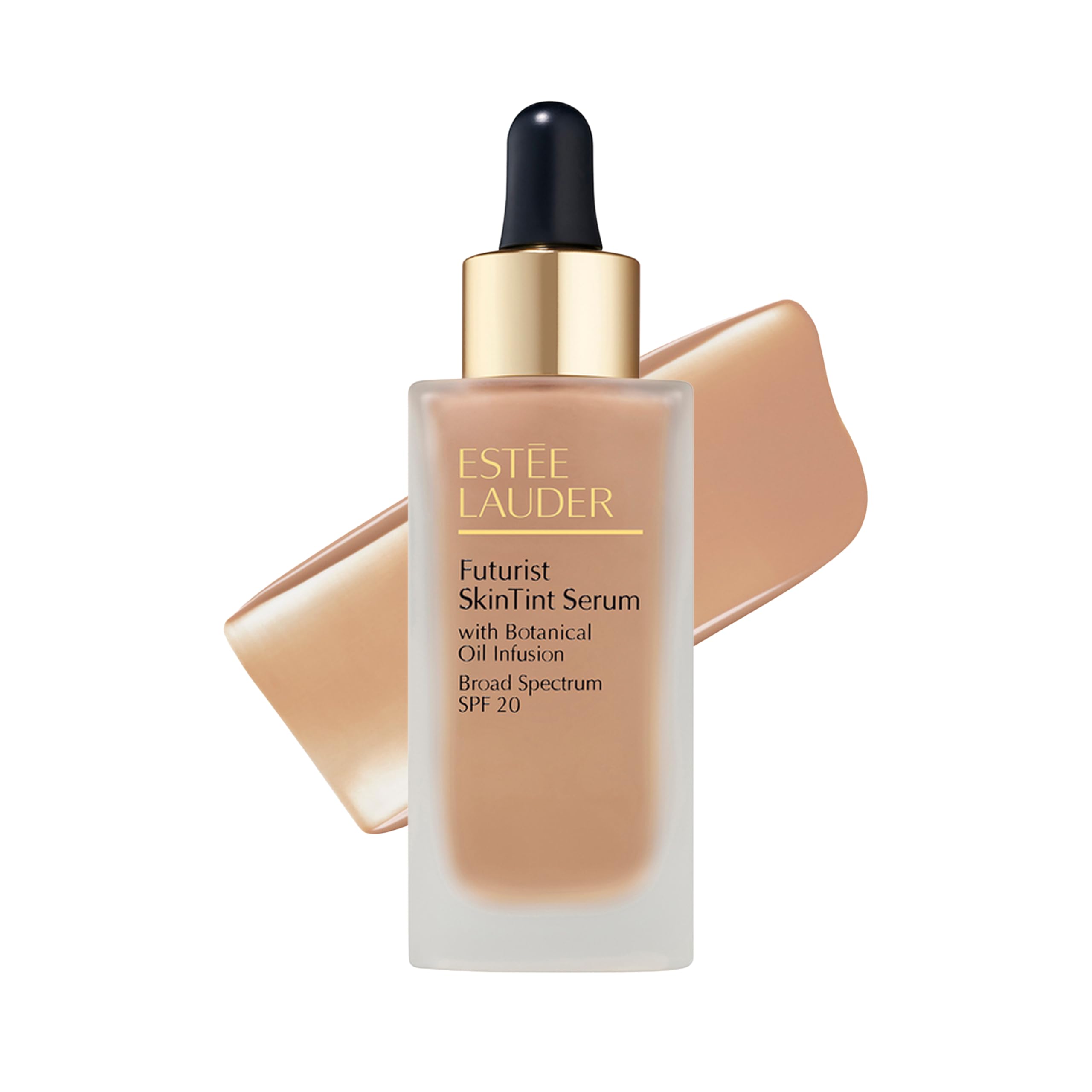 Estée Lauder Futurist Skin Tint Serum Foundation SPF 20 with Glycerin | Light Coverage, 1.0 Fl Oz 2C3 Fresco - Light-medium with cool rosy beige undertones