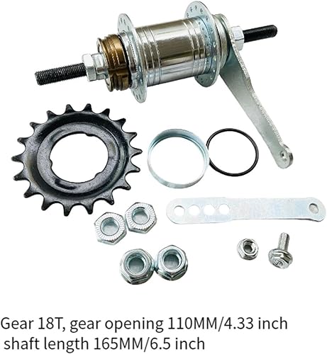 Miniatura 5 de Juego de conversión de cubo de bicicleta, freno trasero, 36 agujeros, herramienta de repuesto para bicicleta, juego de conversión de cubo de