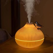 Shubh Empire Cool Mist Humidifier for Room Moisture | Ultrasonic Aroma Diffuser for Home Bedroom Office | Air Humidifier for Cold & Cough Relief | Essential Oil Diffuser with LED Light, Quiet for Car