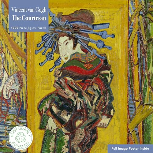 Adult Sustainable Jigsaw Puzzle Vincent Van Gogh: The Courtesan: 1000-pieces. Ethical, Sustainable, Earth-Friendly