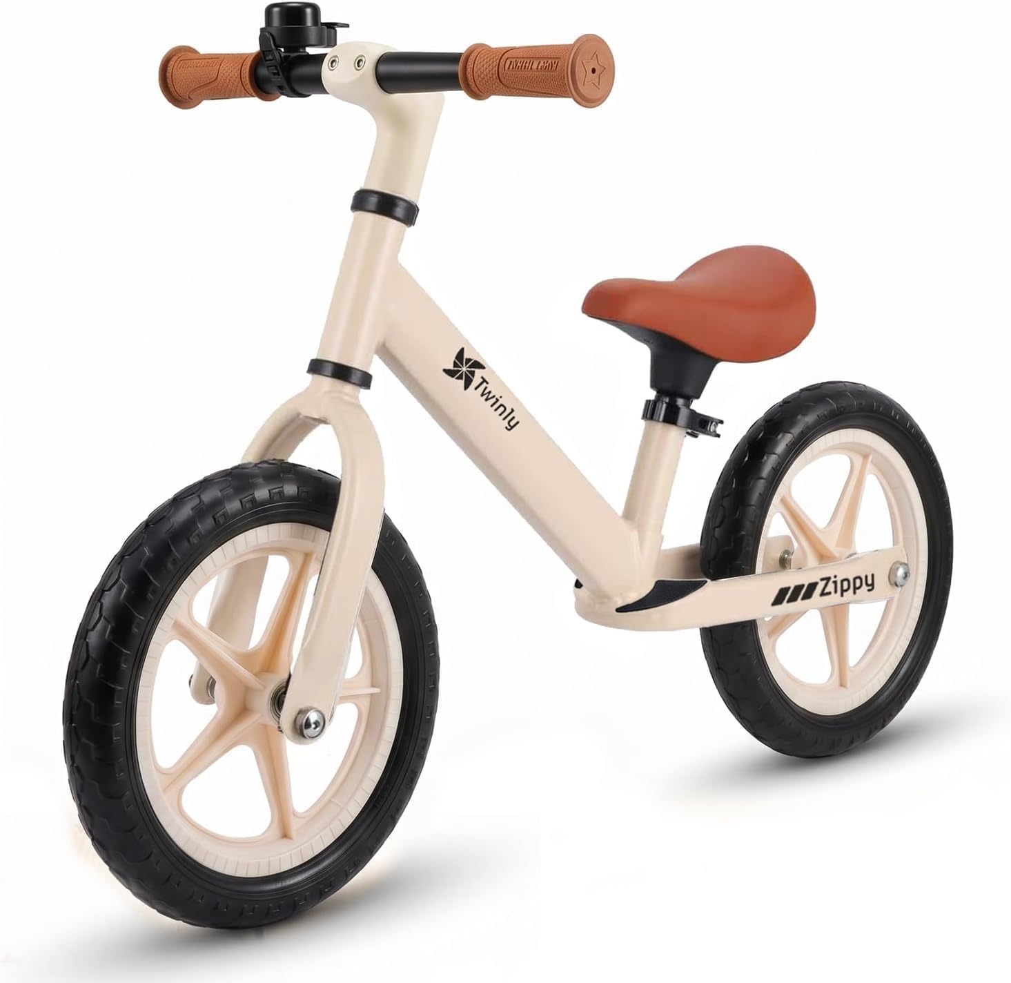 Twinly Zippy Kids Balance Bike 2–7 Years, Adjustable Seat