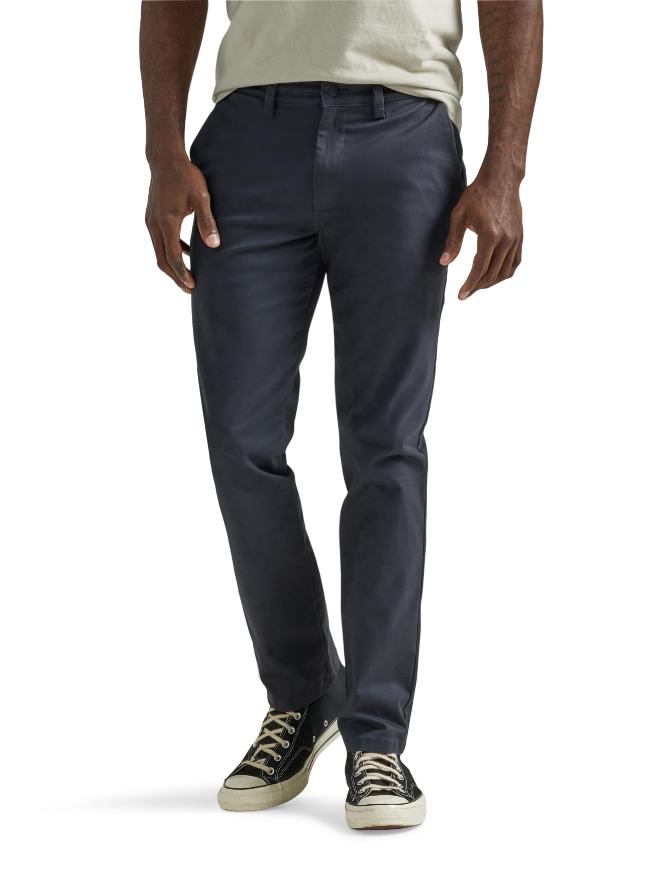 Lee Men's Flat Front Slim Straight Pant